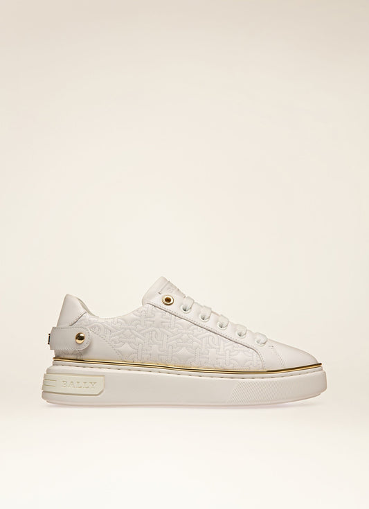 Malya Leather Sneakers In White
