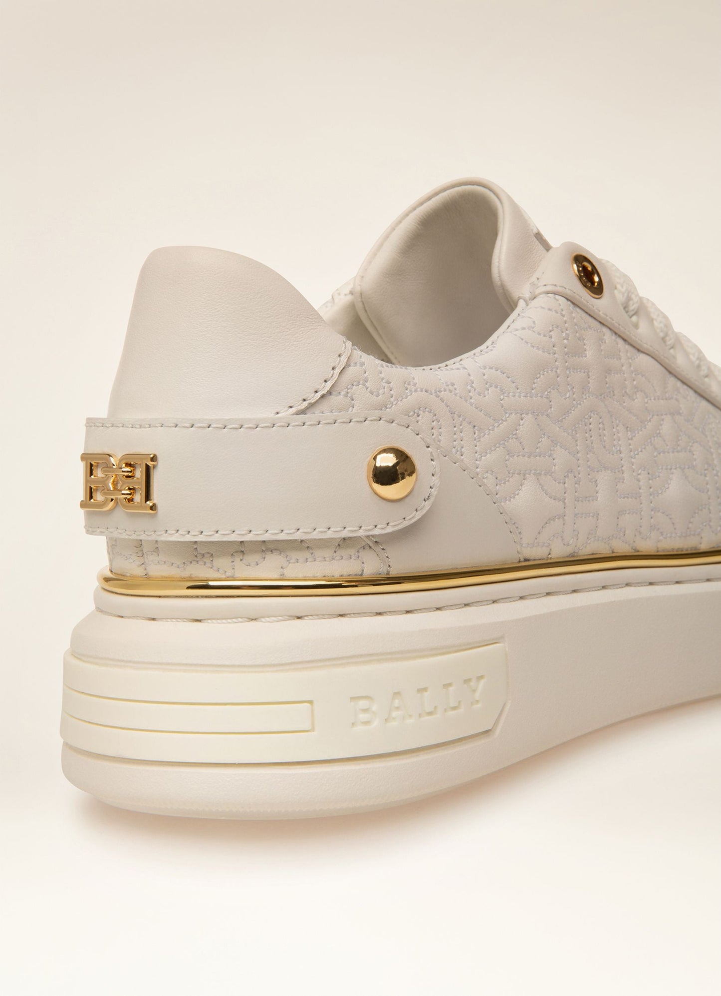 Malya Leather Sneakers In White