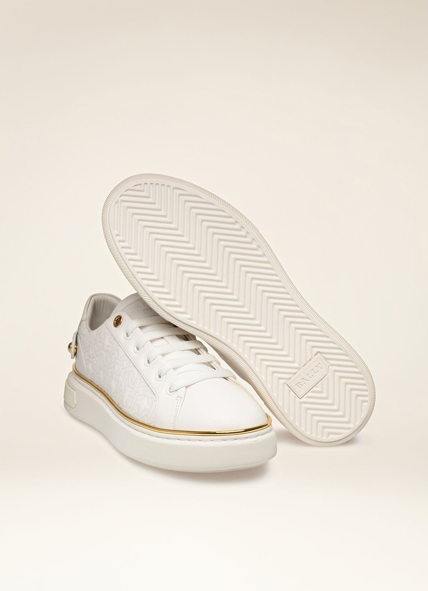 Malya Leather Sneakers In White