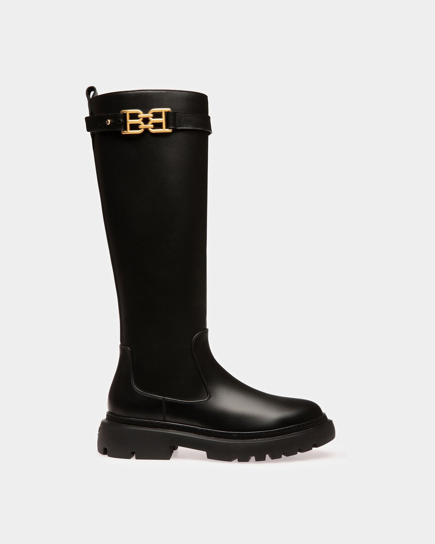 Gaila Leather Boots In Black