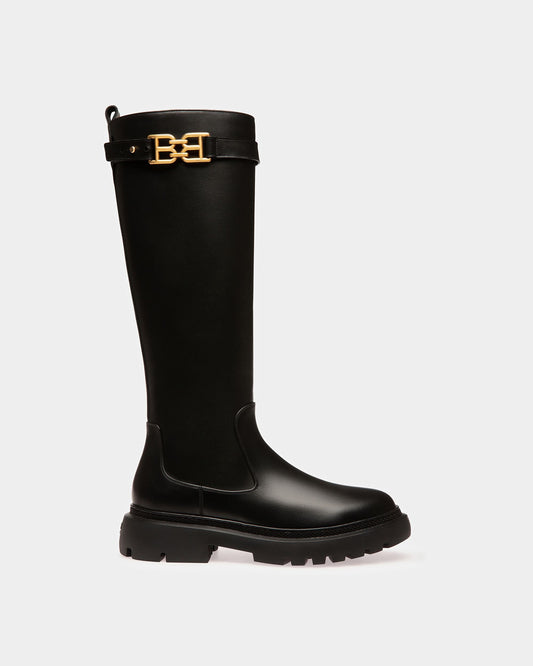 Gaila Leather Boots In Black