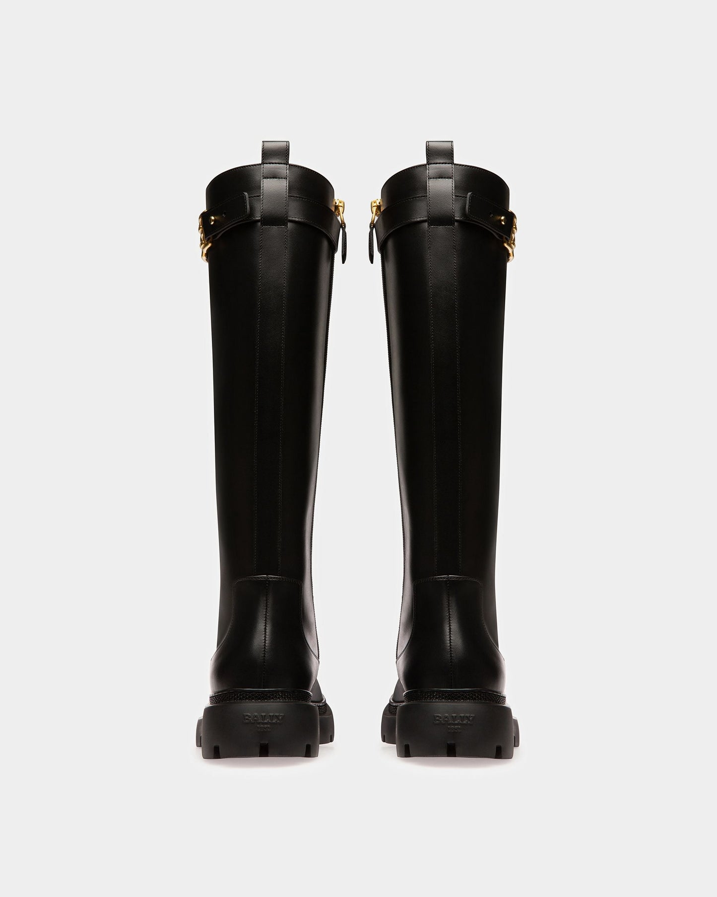 Gaila Leather Boots In Black
