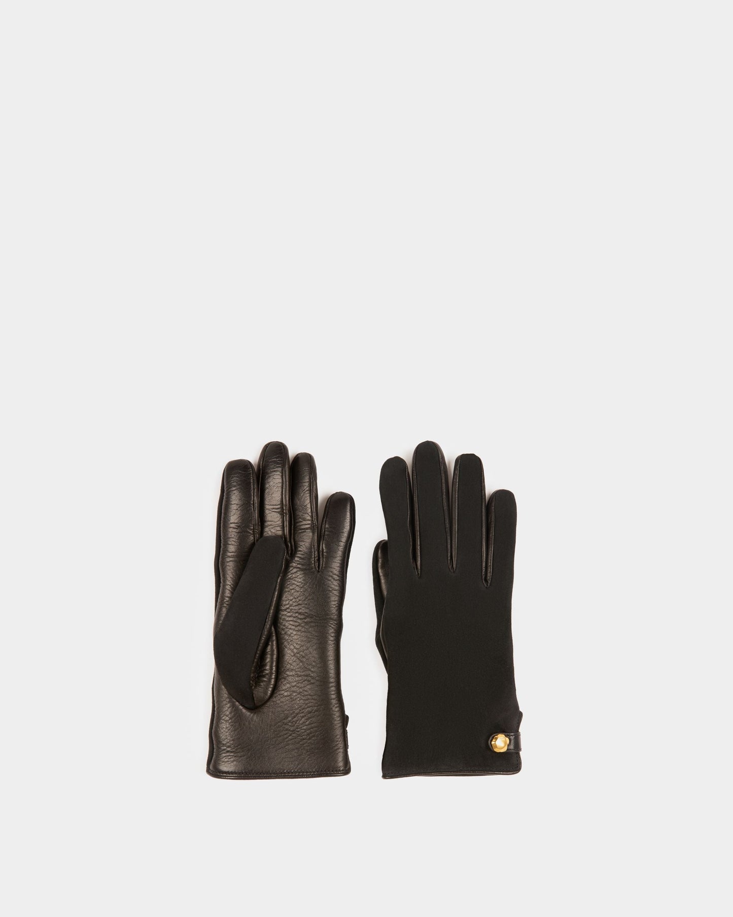 Leather Gloves In Black
