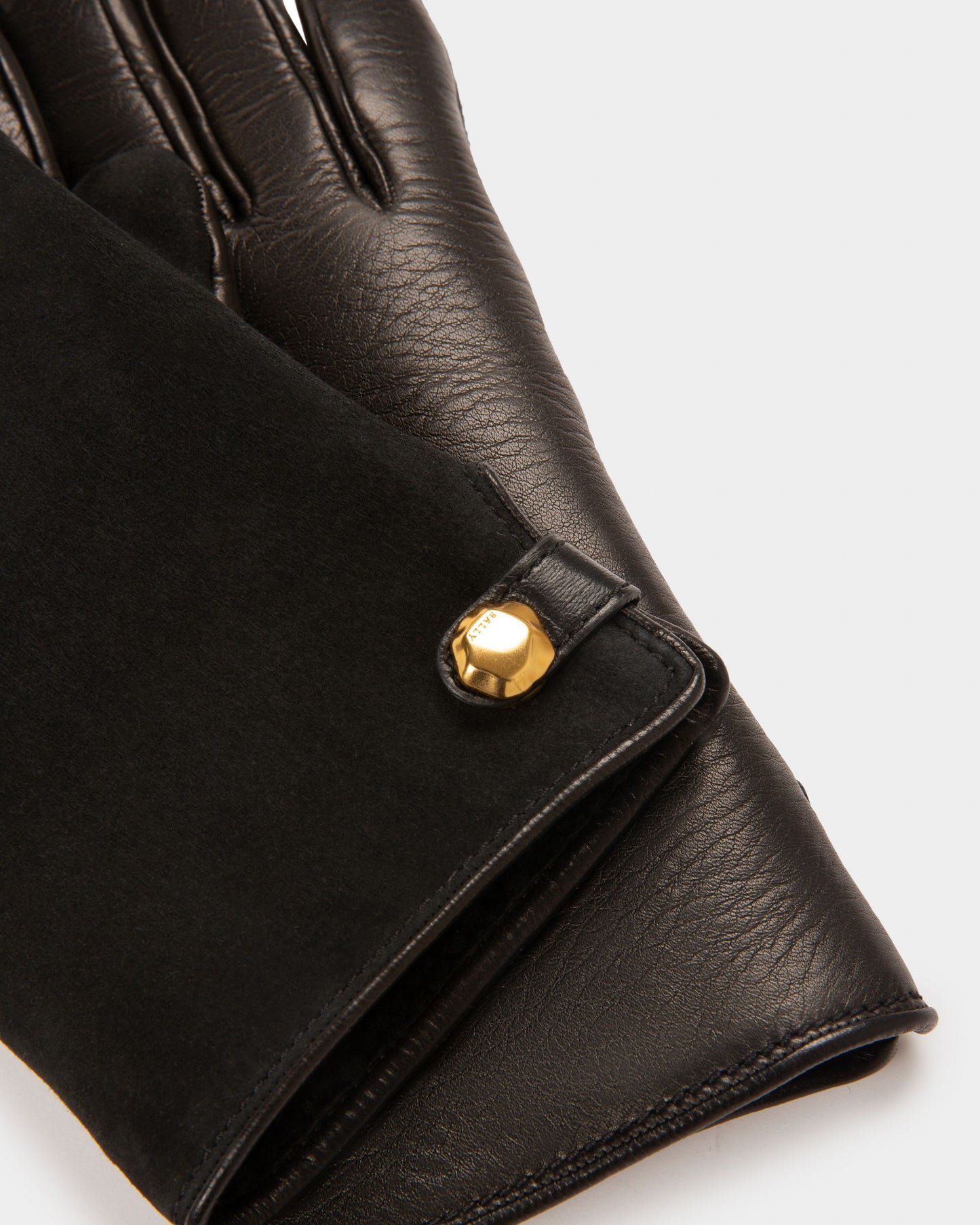 Leather Gloves In Black