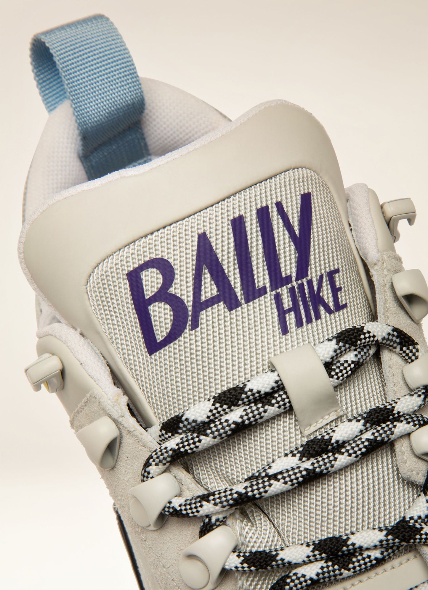 Bally Hike 2 Leather Hiking Shoes In Dusty White