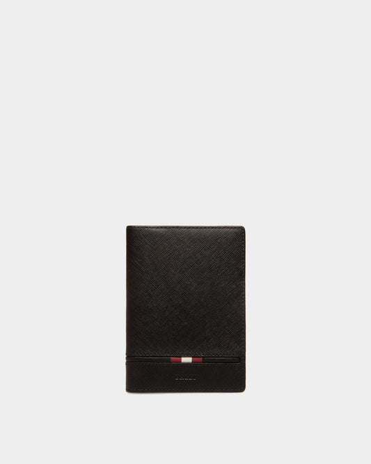 Wallet in Black Embossed Leather