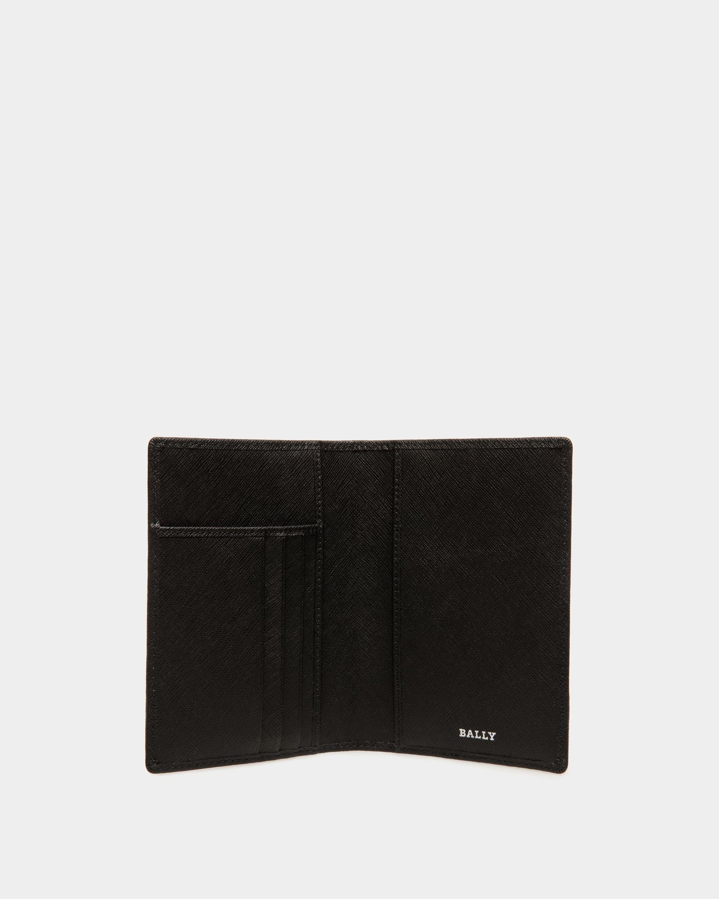 Wallet in Black Embossed Leather