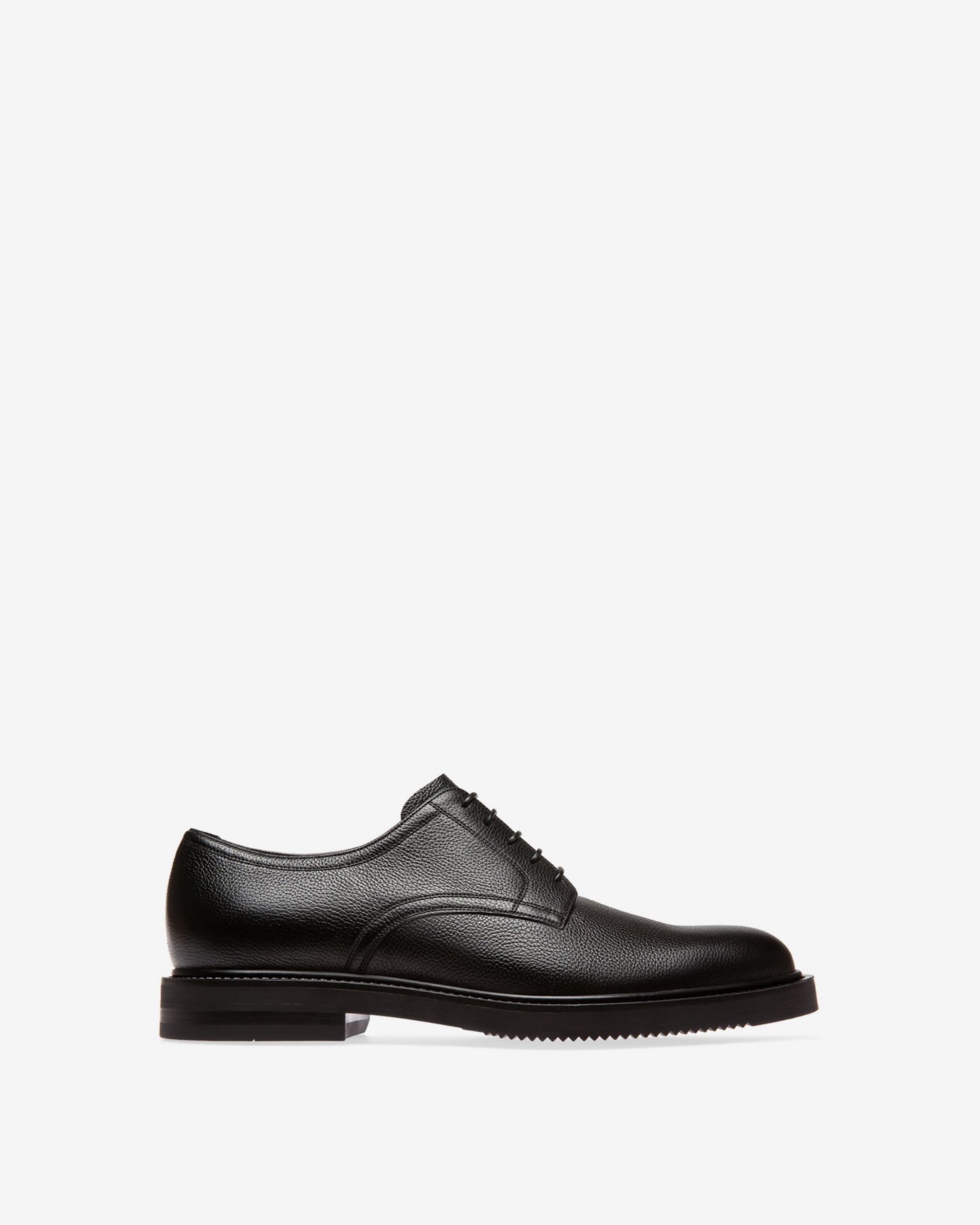Lace-Ups In Black Leather