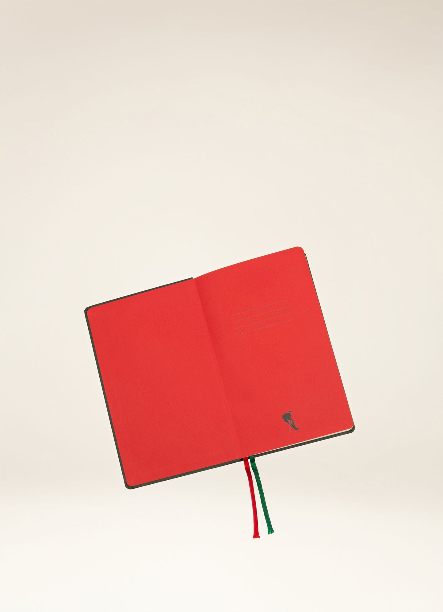 Travel Notebook Paper Accessory In Green & Red