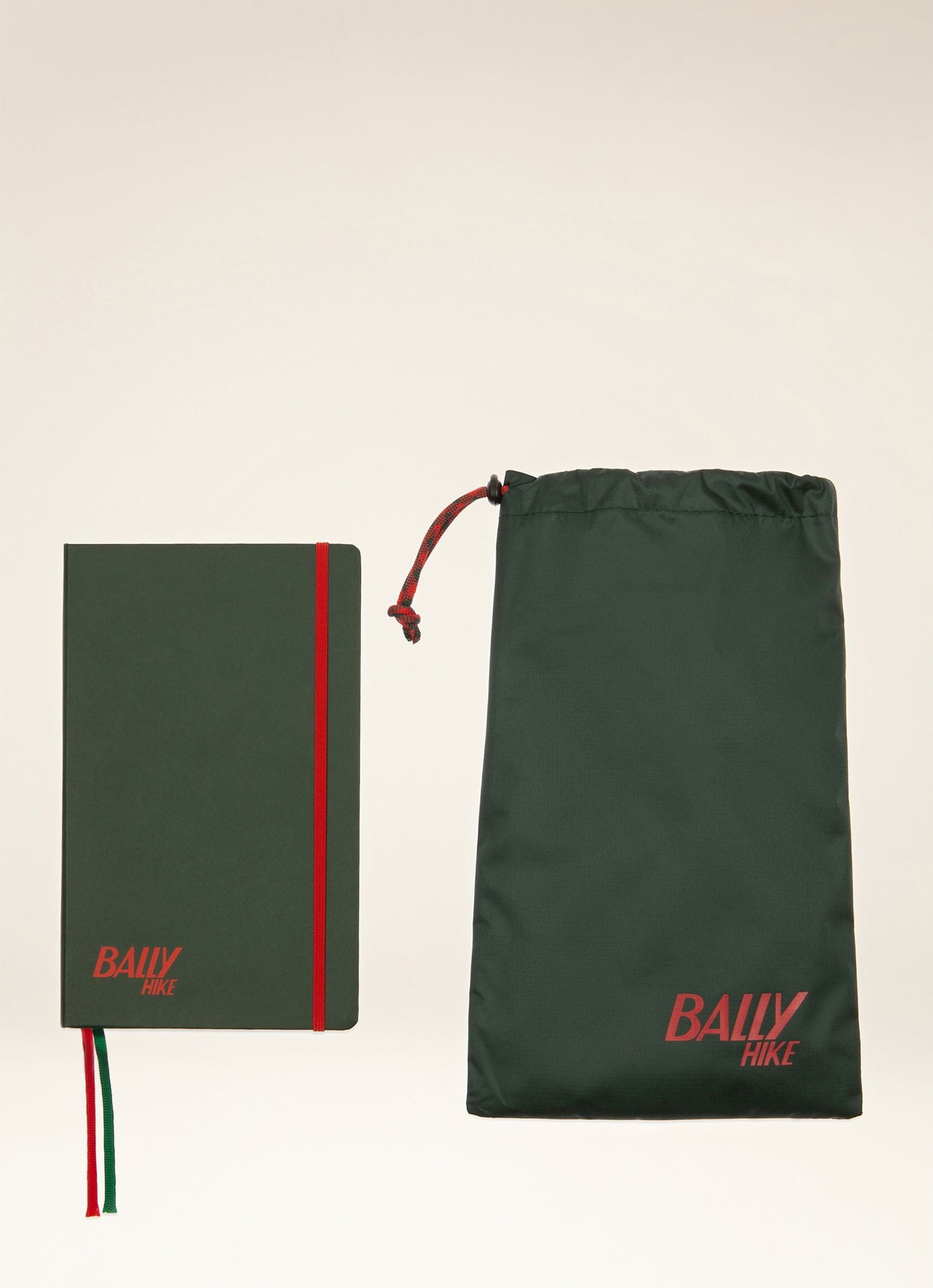 Travel Notebook Paper Accessory In Green & Red