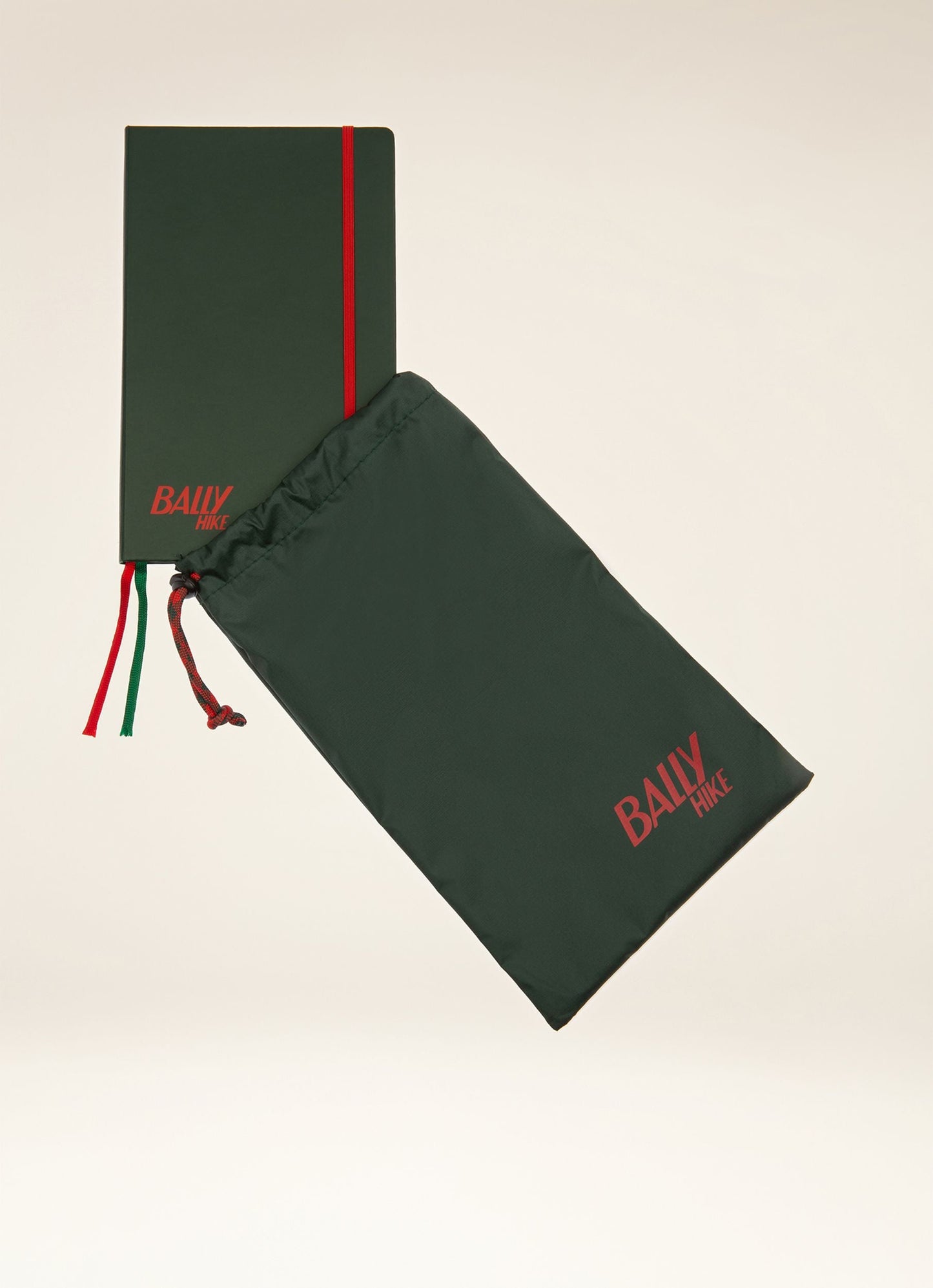 Travel Notebook Paper Accessory In Green & Red