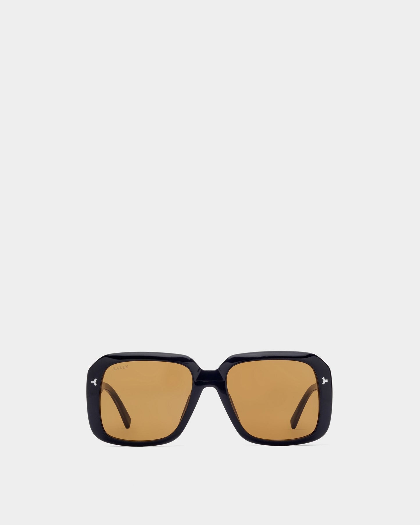 Thun Acetate Sunglasses In Shiny Black