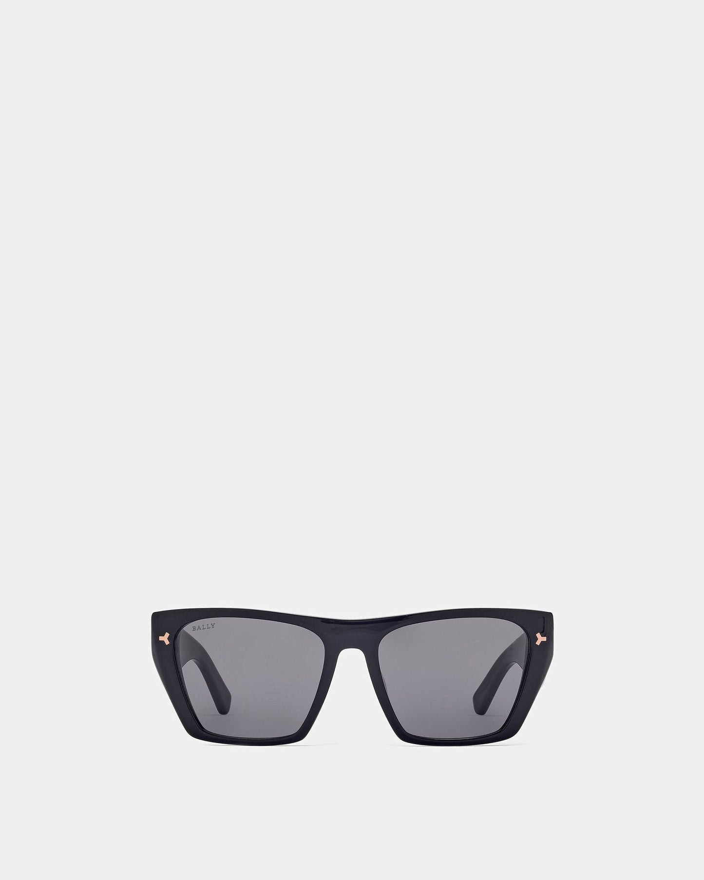 Ashley Geometric Full Rim Sunglasses In Black