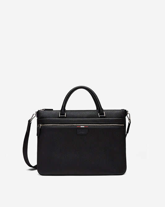 Men's Black Briefcase Computer Bag