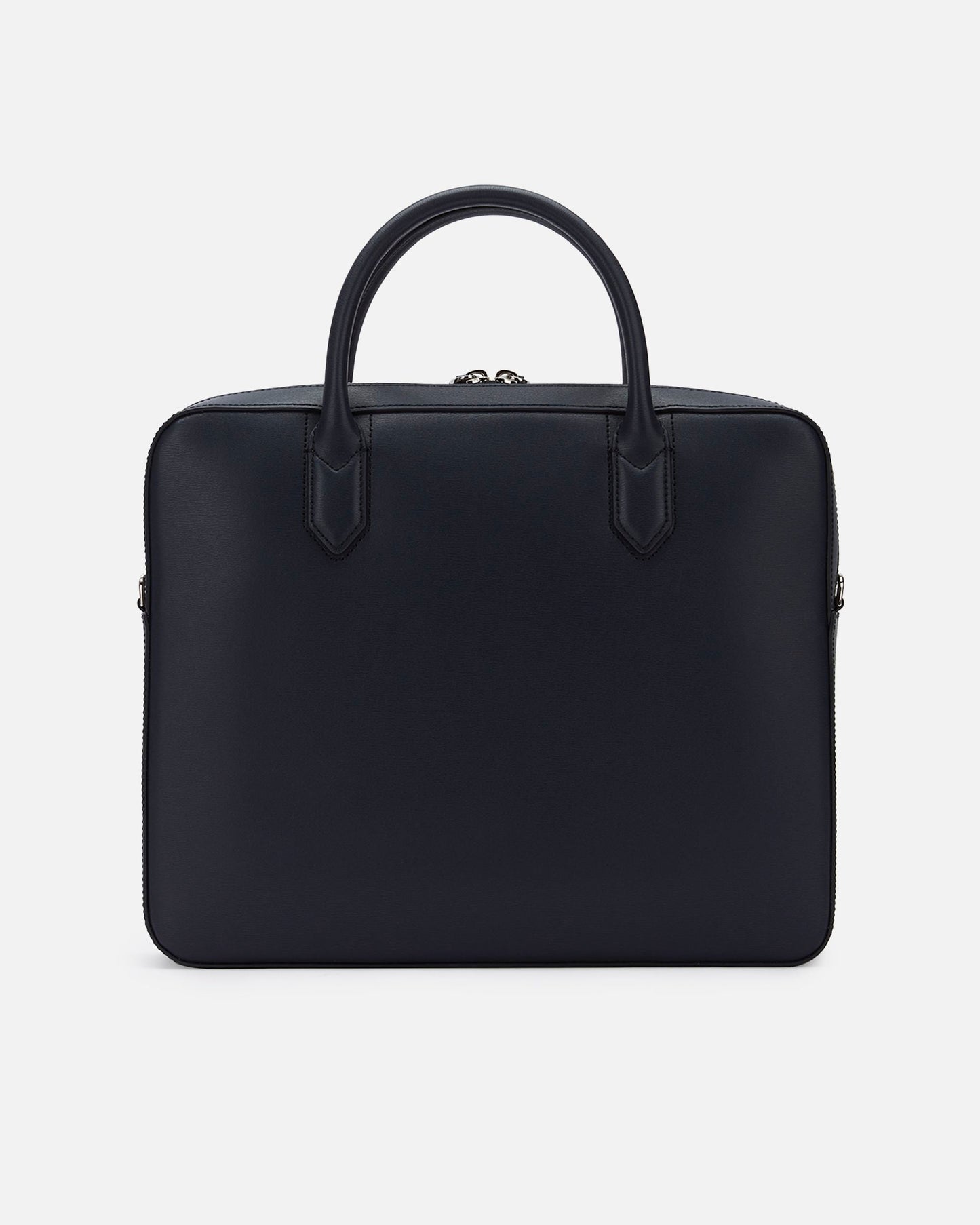 Men's Blue Leather Business Bag