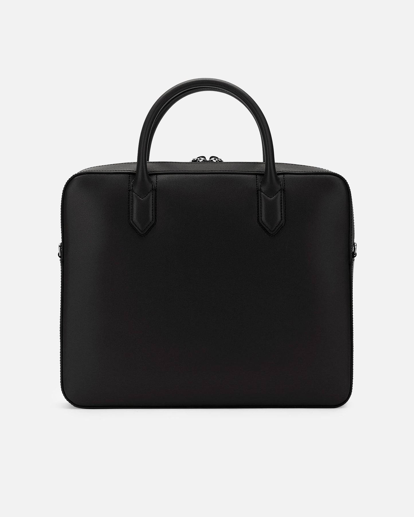 Business Bag in Black Embossed Leather