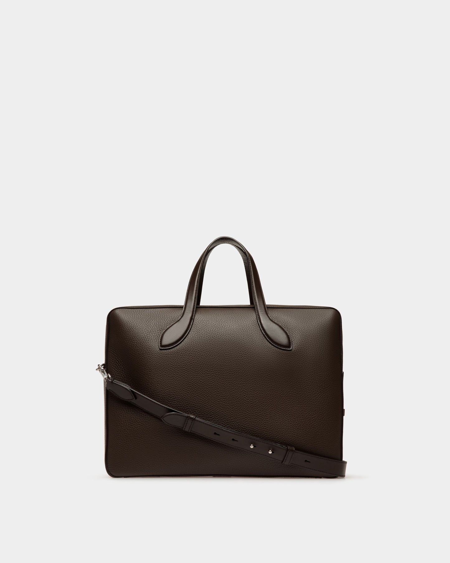 Lago Briefcase In Brown Leather