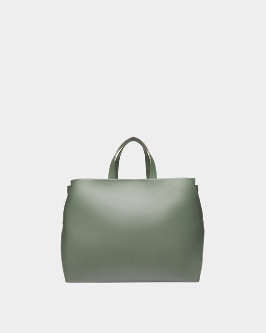 Arbona Leather Tote In Sage