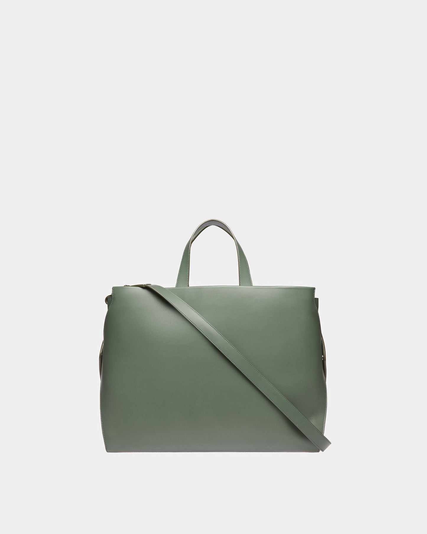 Arbona Leather Tote In Sage