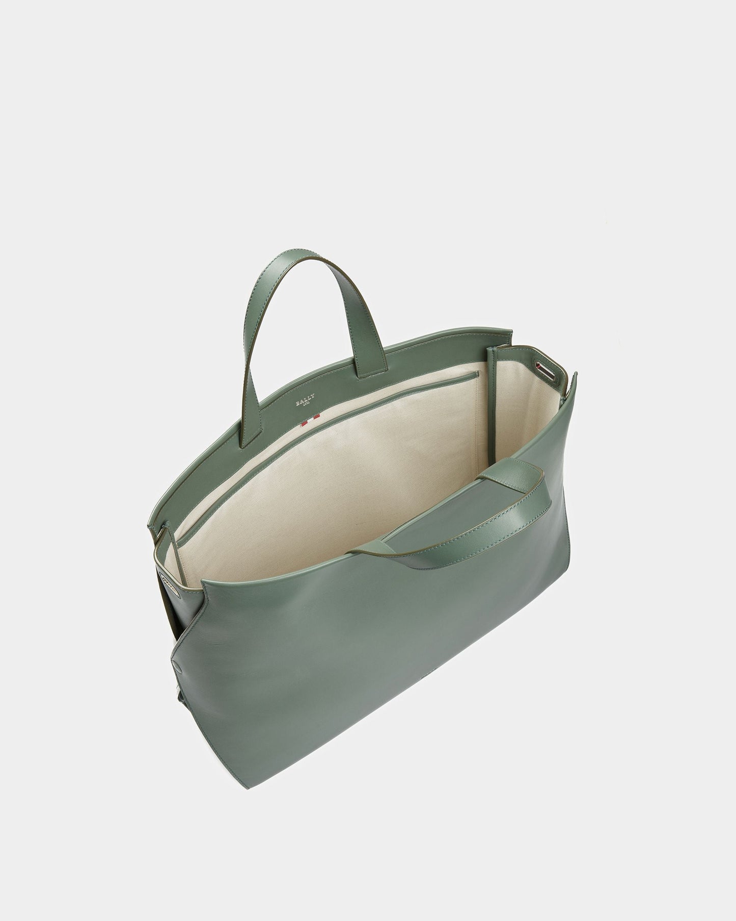 Arbona Leather Tote In Sage