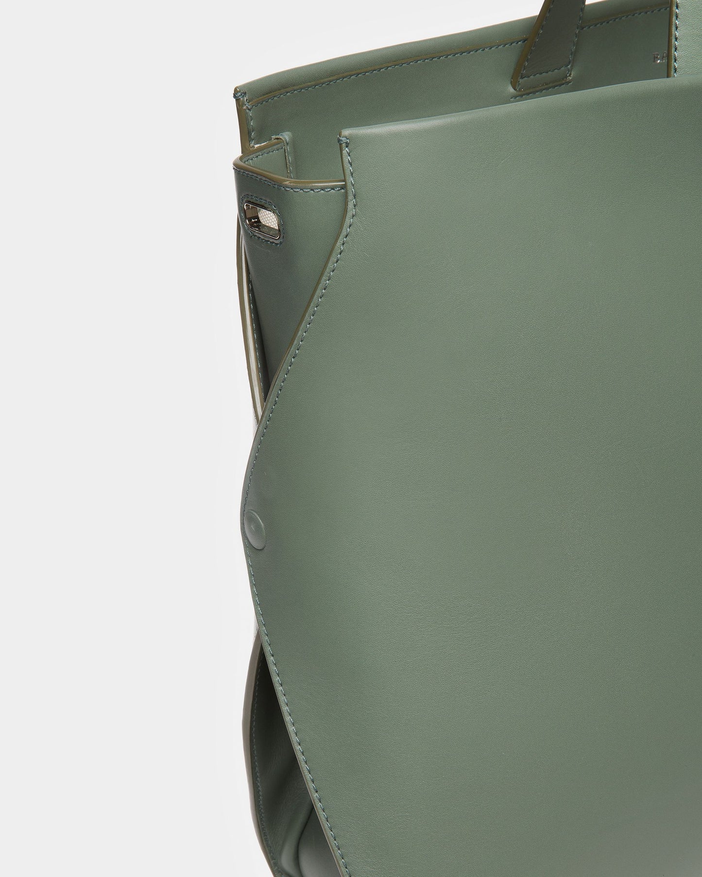 Arbona Leather Tote In Sage