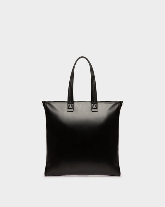Arienn Leather Tote In Black