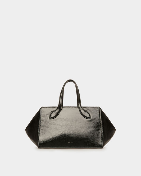 Space M | Men's Crossbody Bag | Black Leather | Bally | Still Life Front