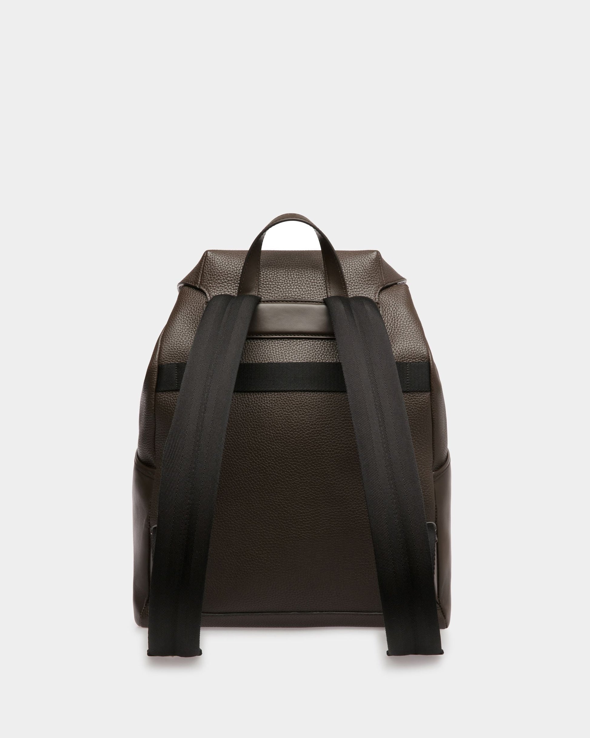 Slim | Men's Backpack | Brown Leather | Bally | Still Life Back