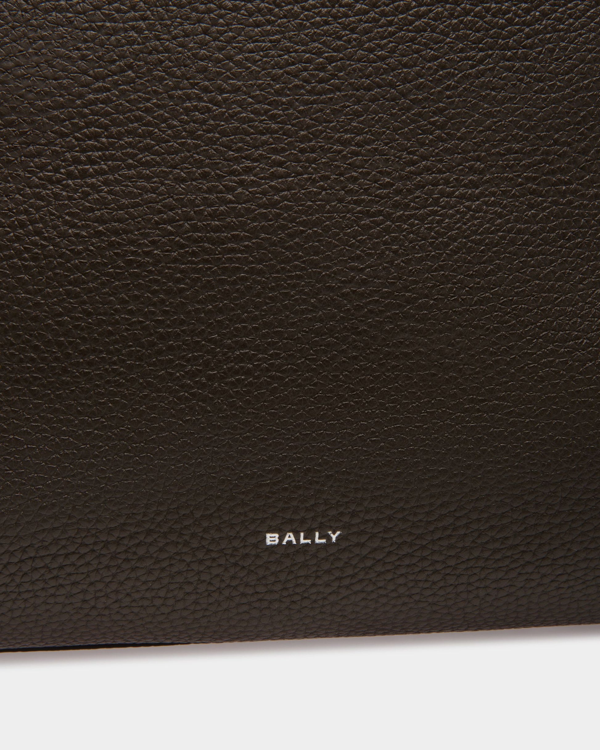 Slim | Men's Backpack | Brown Leather | Bally | Still Life Detail
