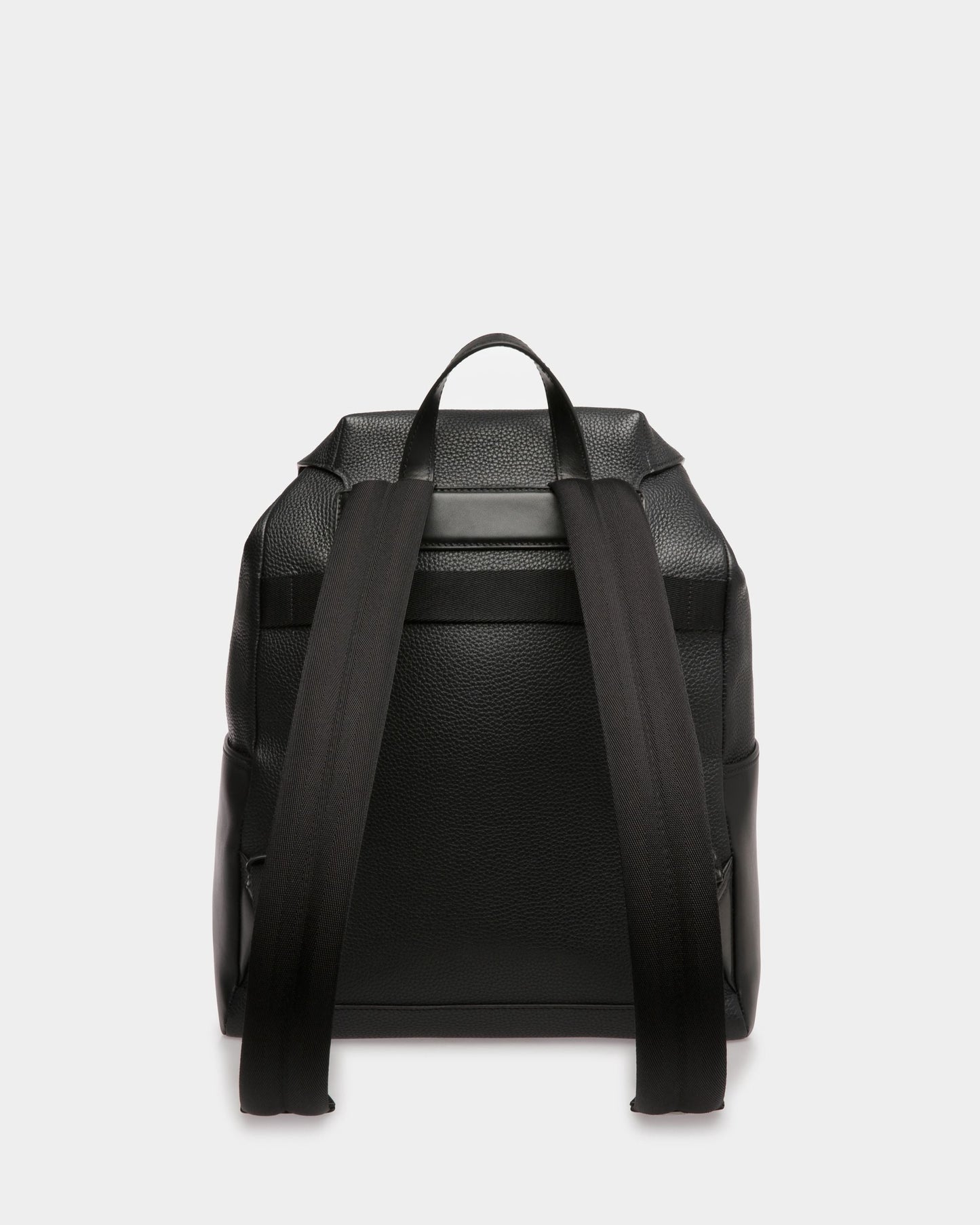 Slim | Men's Backpack | Black Leather | Bally | Still Life Back