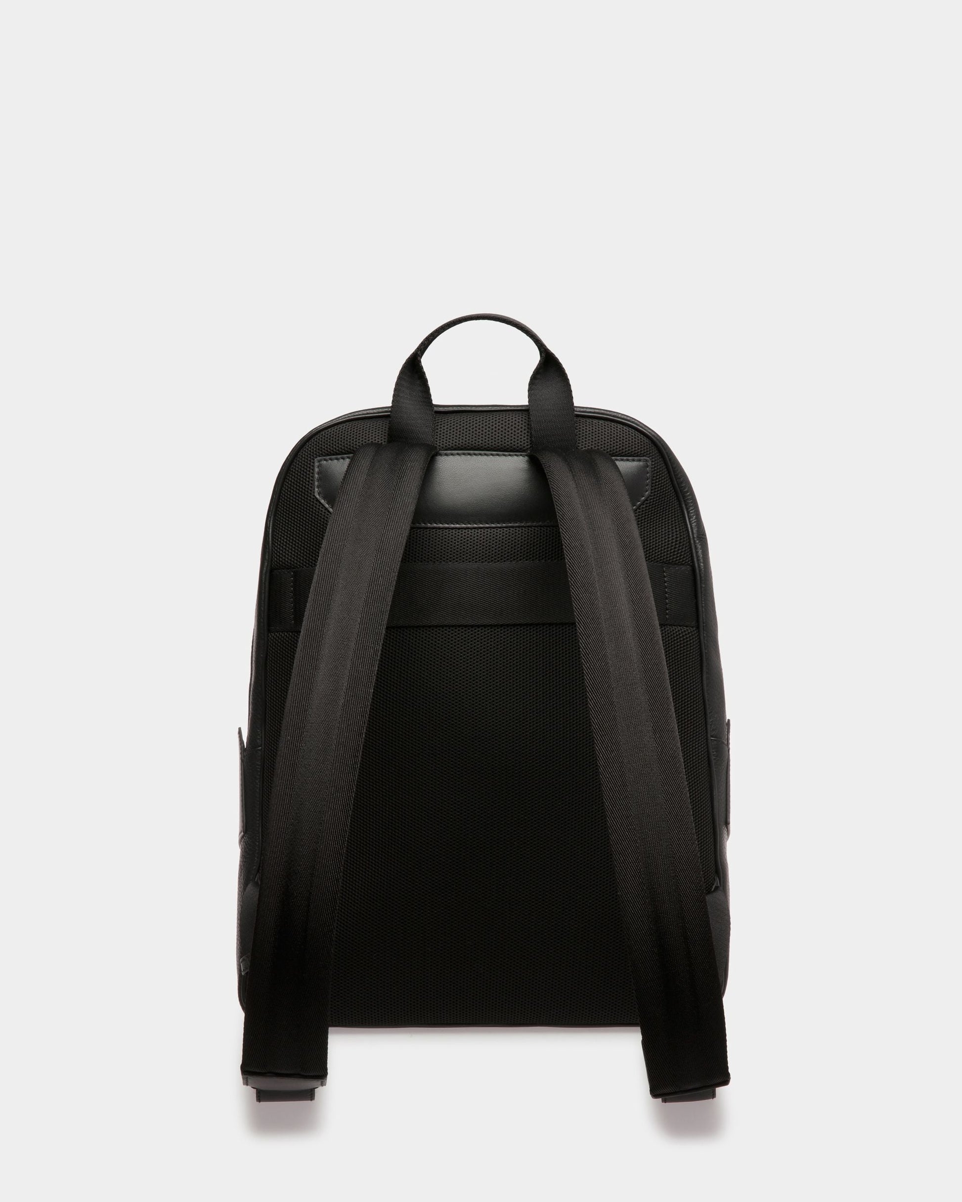 Bord Trecky | Men's Backpack | Black Leather | Bally | Still Life Back