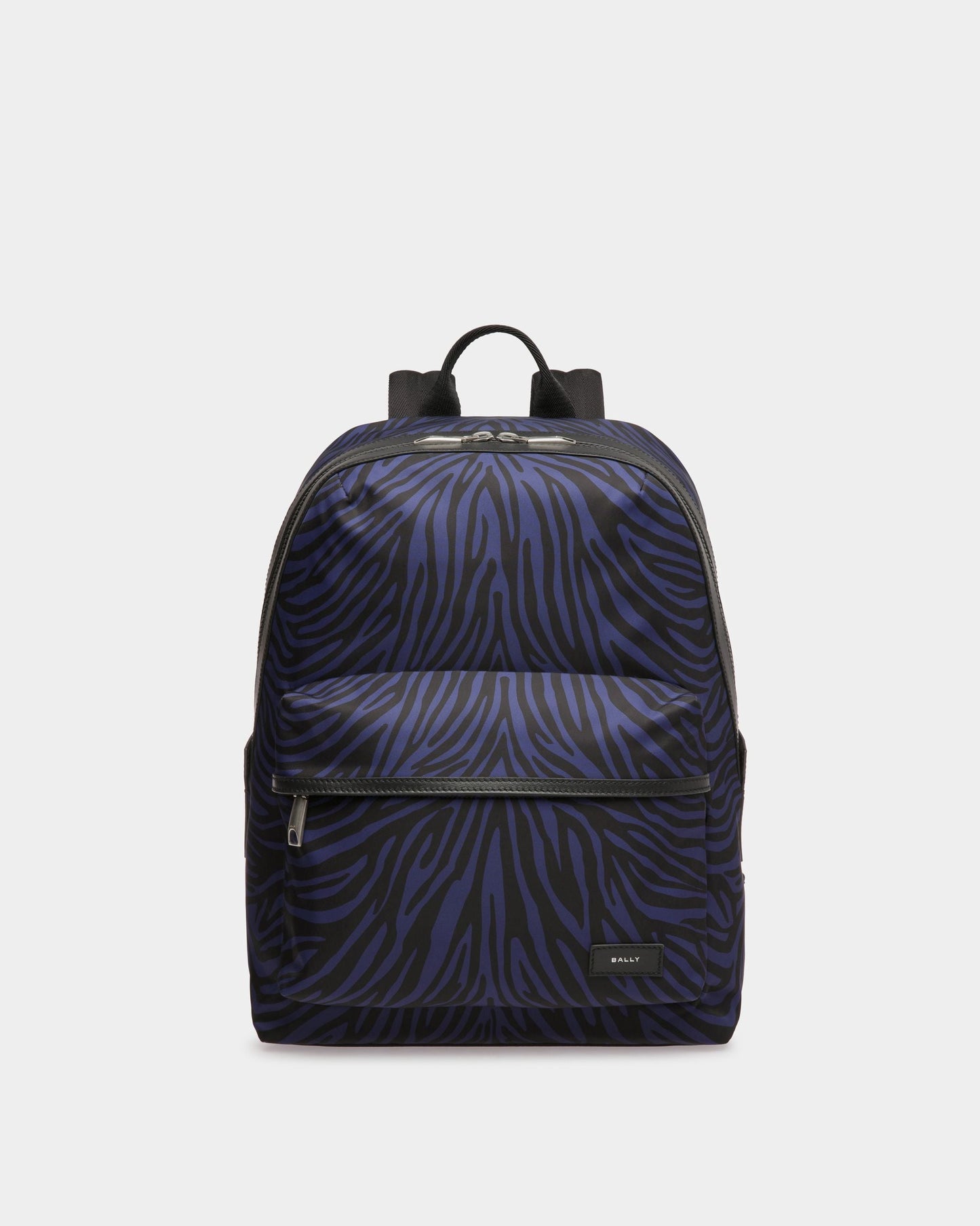 Trekking | Men's Backpack | Marine And Black Fabric And Nylon | Bally | Still Life Front
