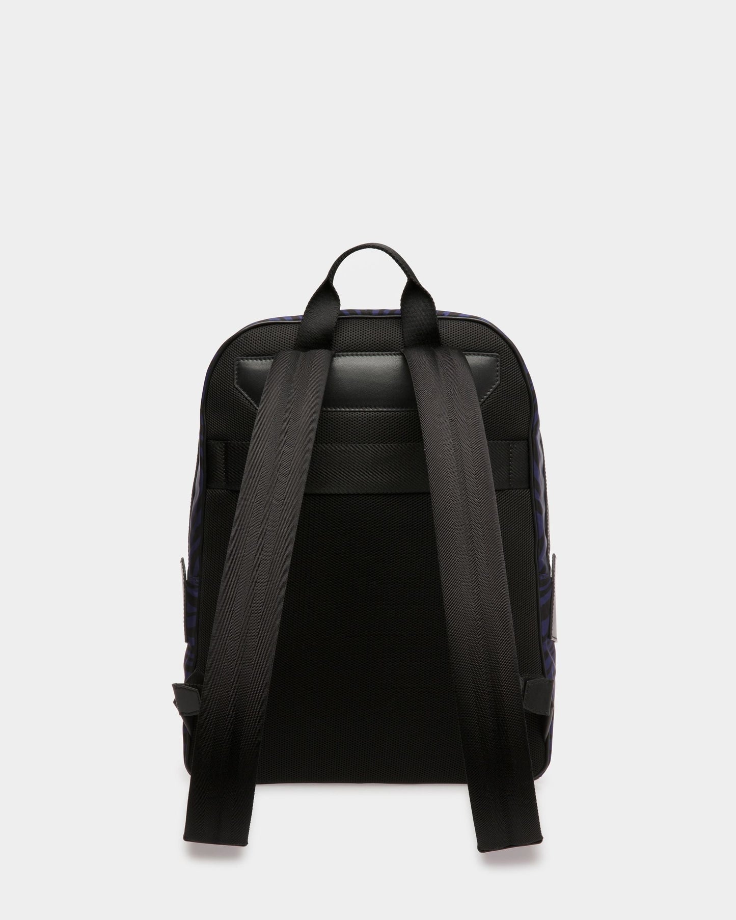 Trekking | Men's Backpack | Marine And Black Fabric And Nylon | Bally | Still Life Back
