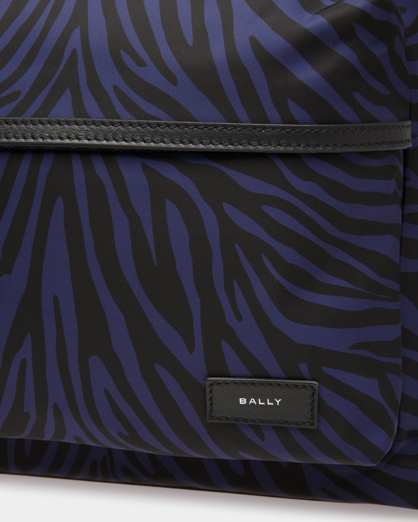 Trekking | Men's Backpack | Marine And Black Fabric And Nylon | Bally | Still Life Detail