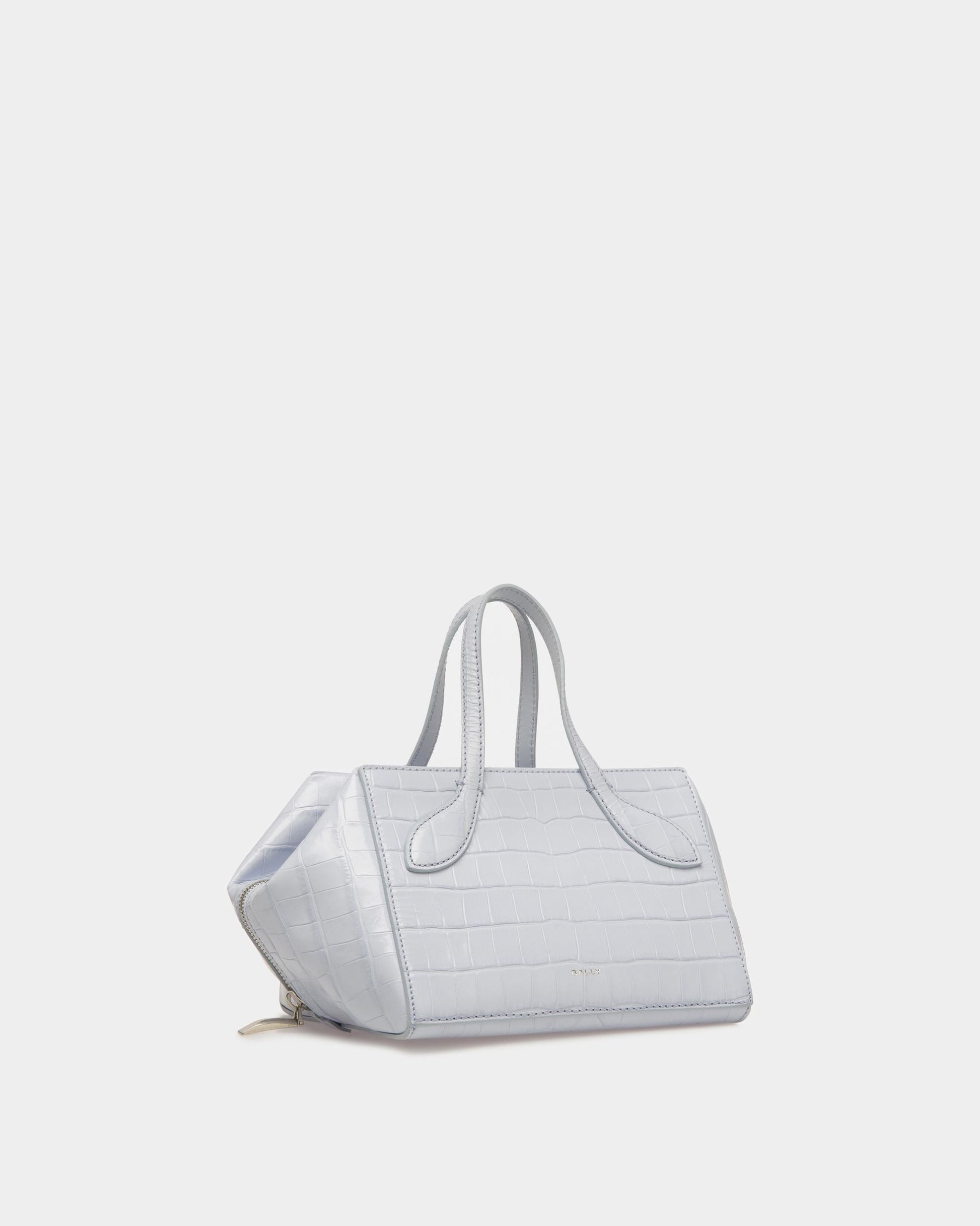 Space XS | Men's Crossbody Bag | Light Poolside Leather | Bally | Still Life 3/4 Front