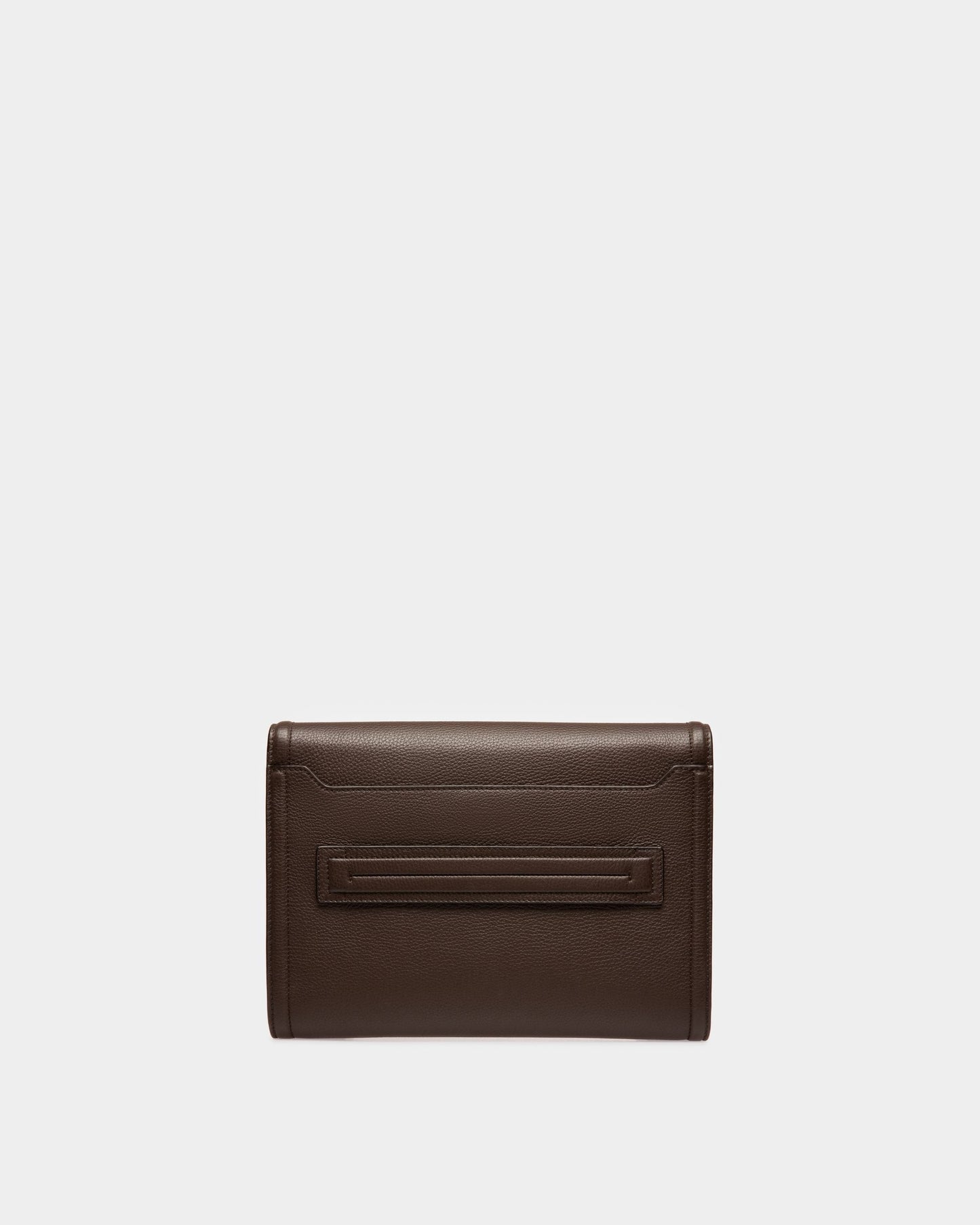 Soryan Leather Portfolio In Ebony Brown