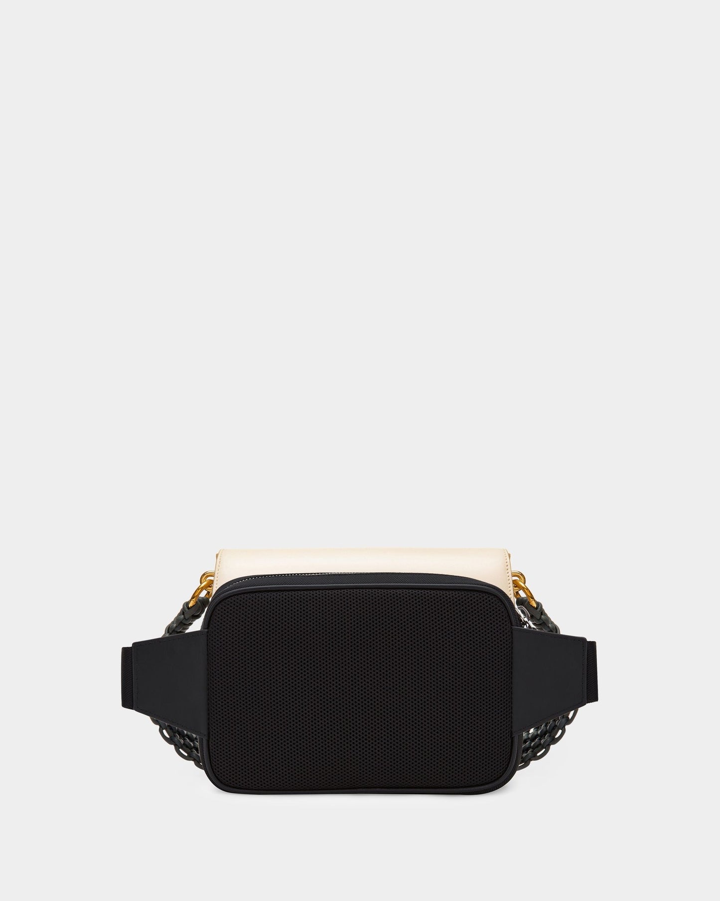 Men's Black Leather Waist Bag