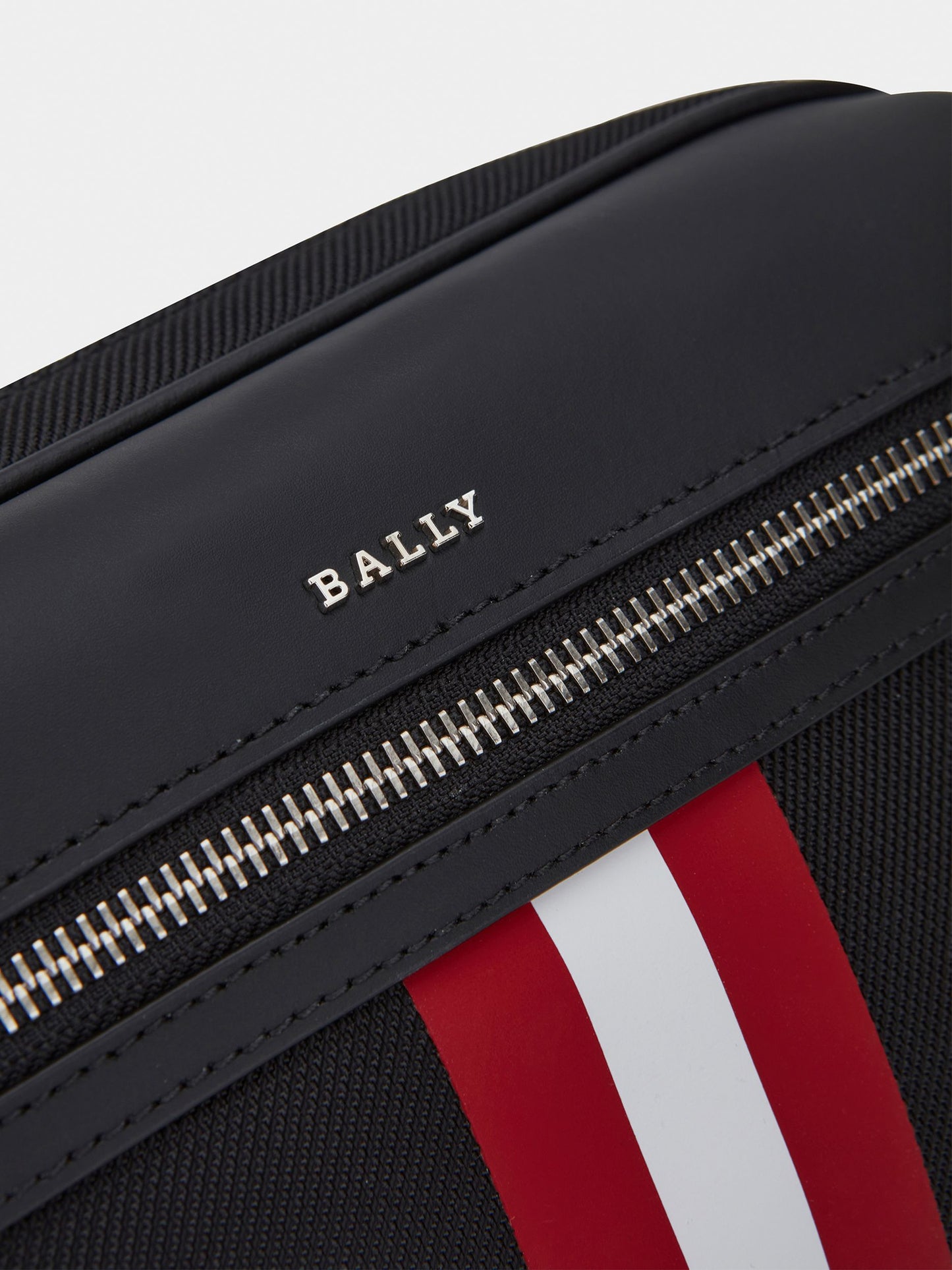 Men's Black Leather Waist Bag