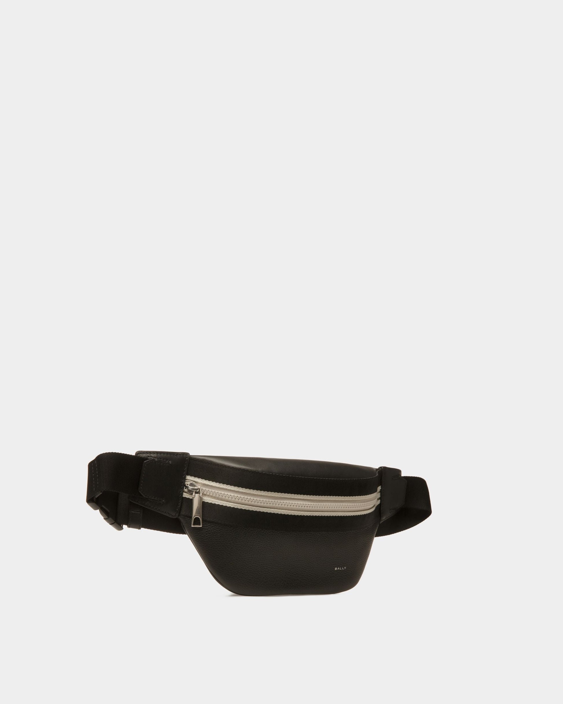 Bord Bum | Men's Shoulder Bags | Black Leather | Bally | Still Life 3/4 Front