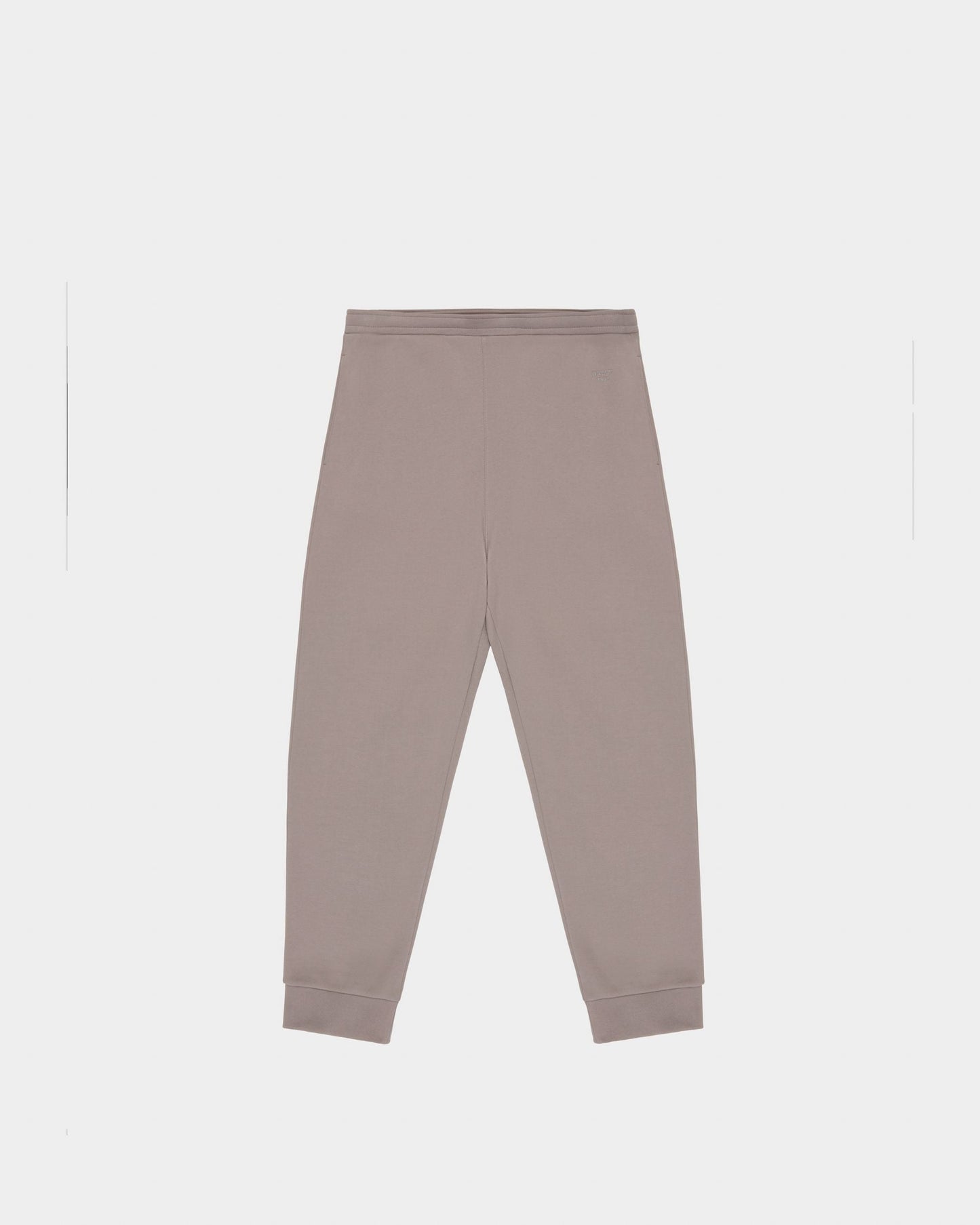 Organic Cotton Trousers In Grey