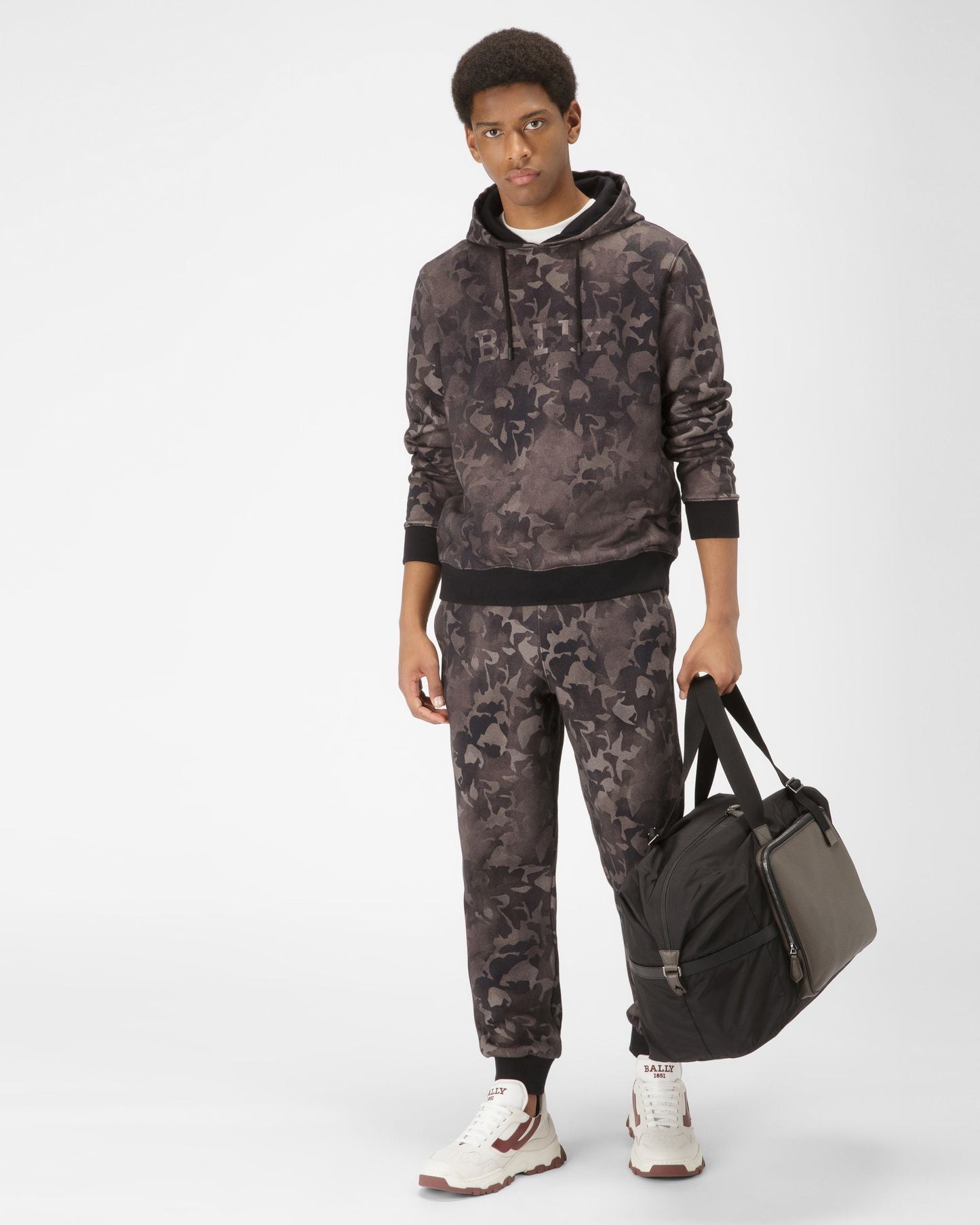 Organic Cotton Trousers In Black