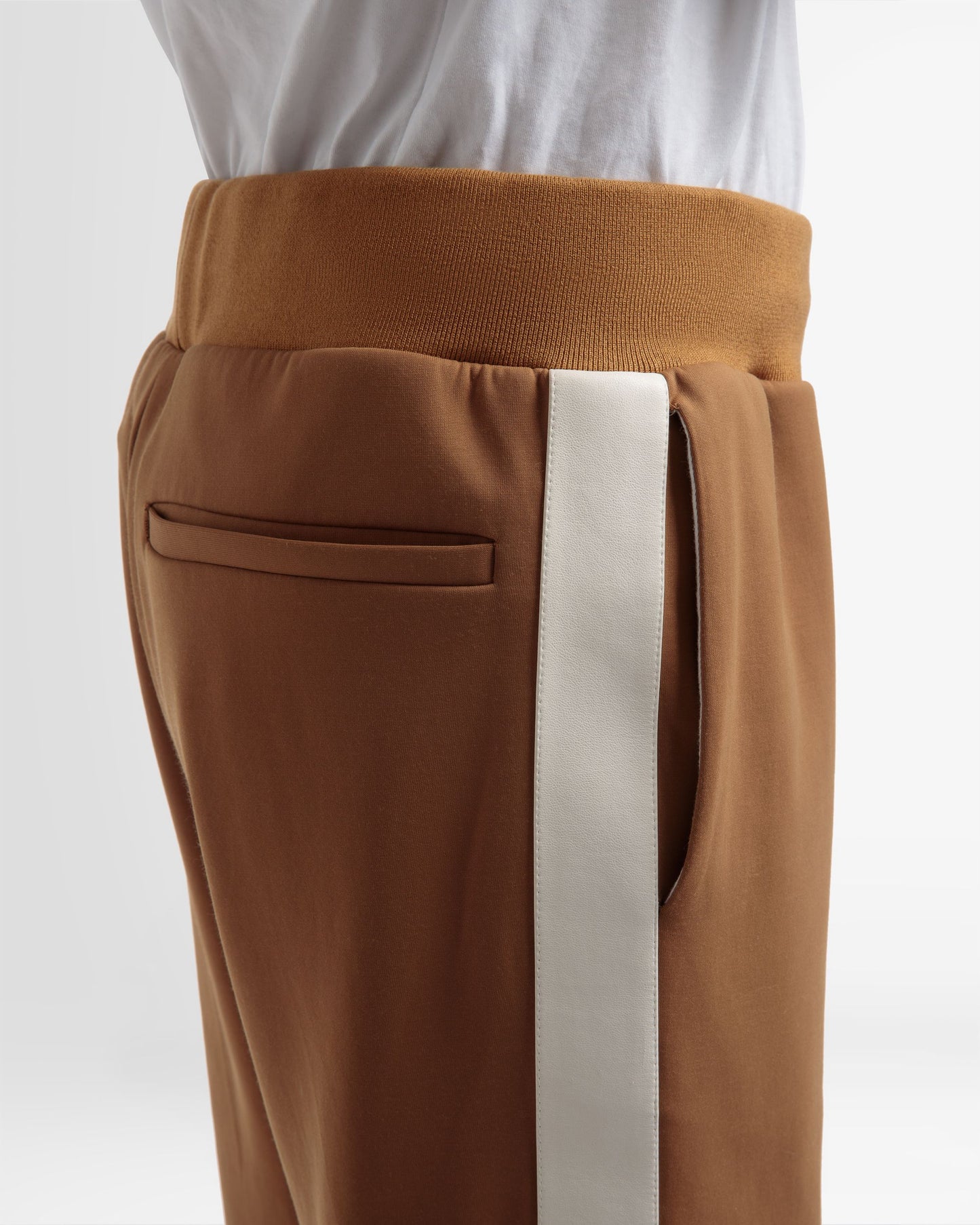 Sports Pants In Desert Cotton Mix