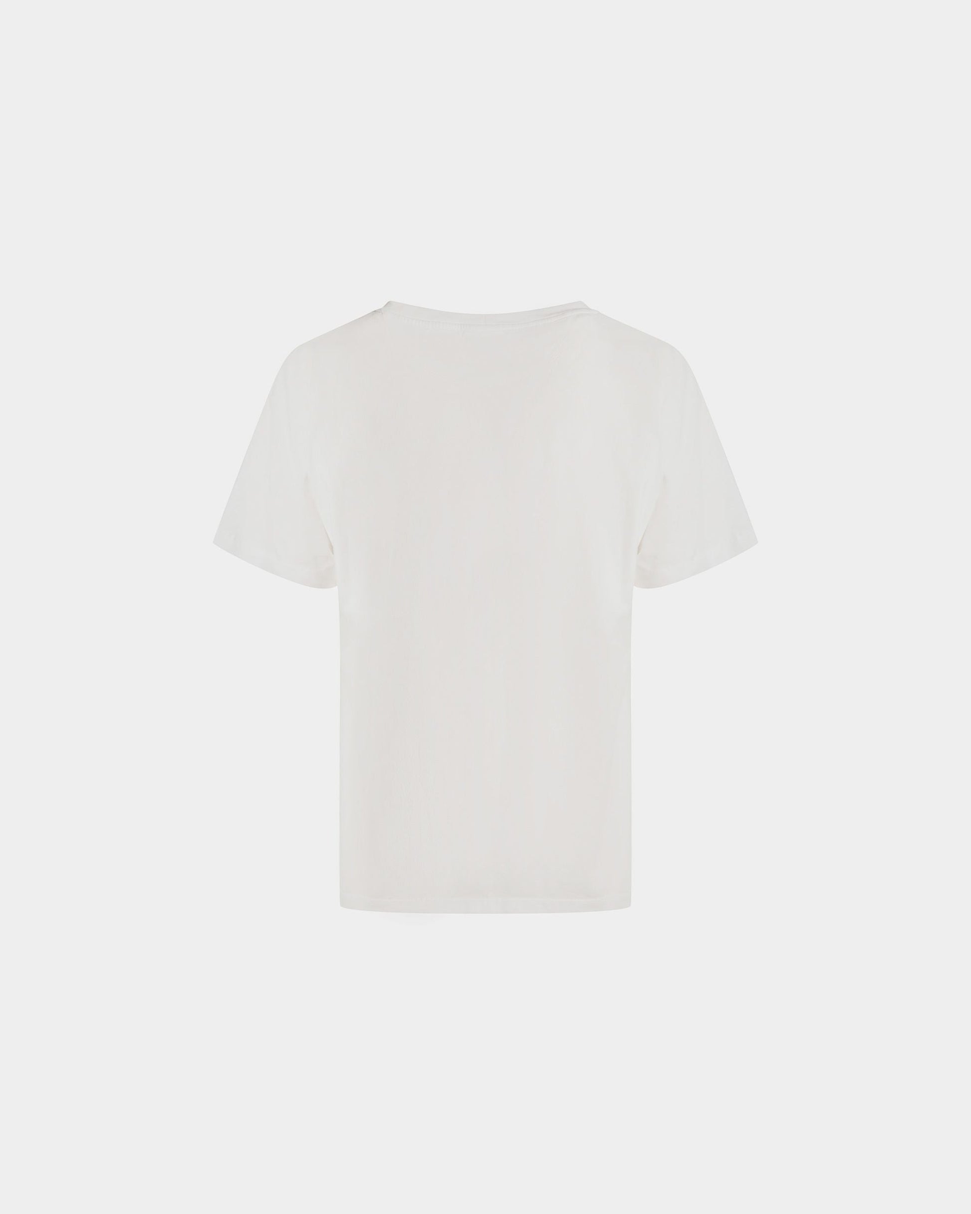 Foiled T-Shirt | Men's T-Shirt | White Cotton | Bally | Still Life Back