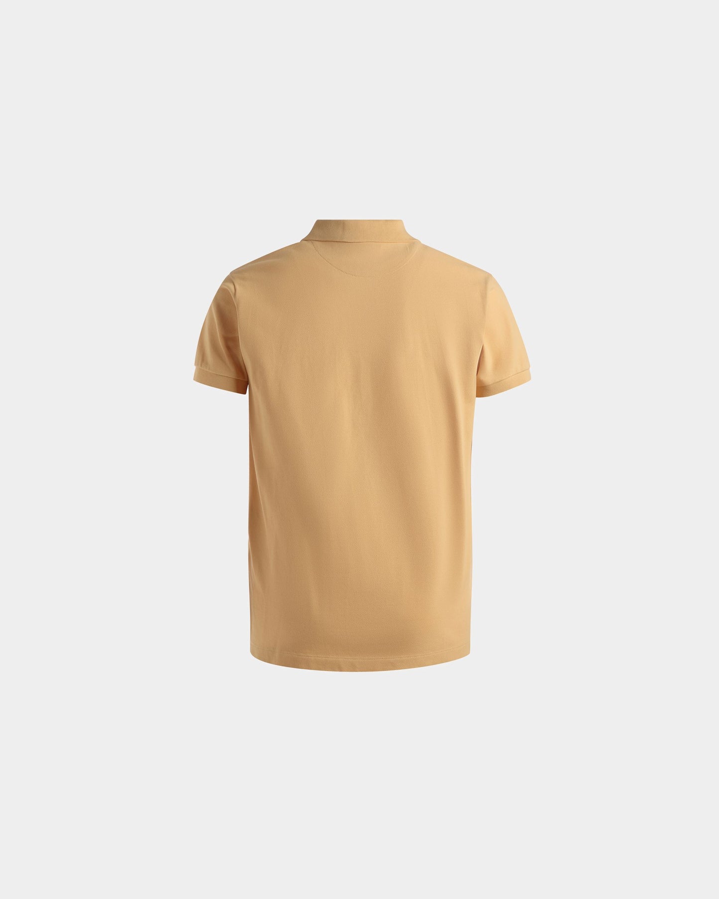 Emblem Polo | Men's Polo | Cream Cotton | Bally | Still Life Back