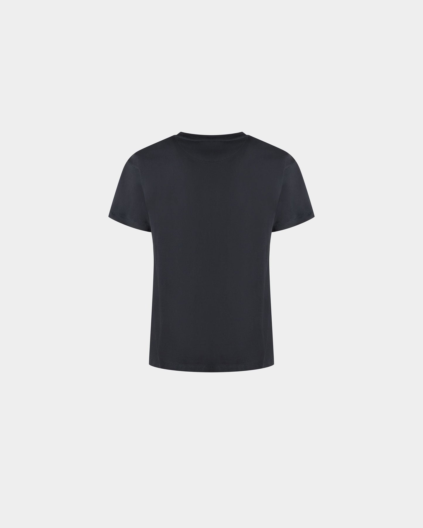 Train Motif T-Shirt | Men's T-Shirt | Stone Cotton | Bally | Still Life Back