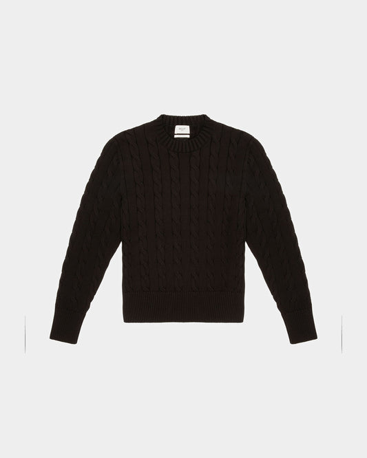 Cable Knit Crew Neck
