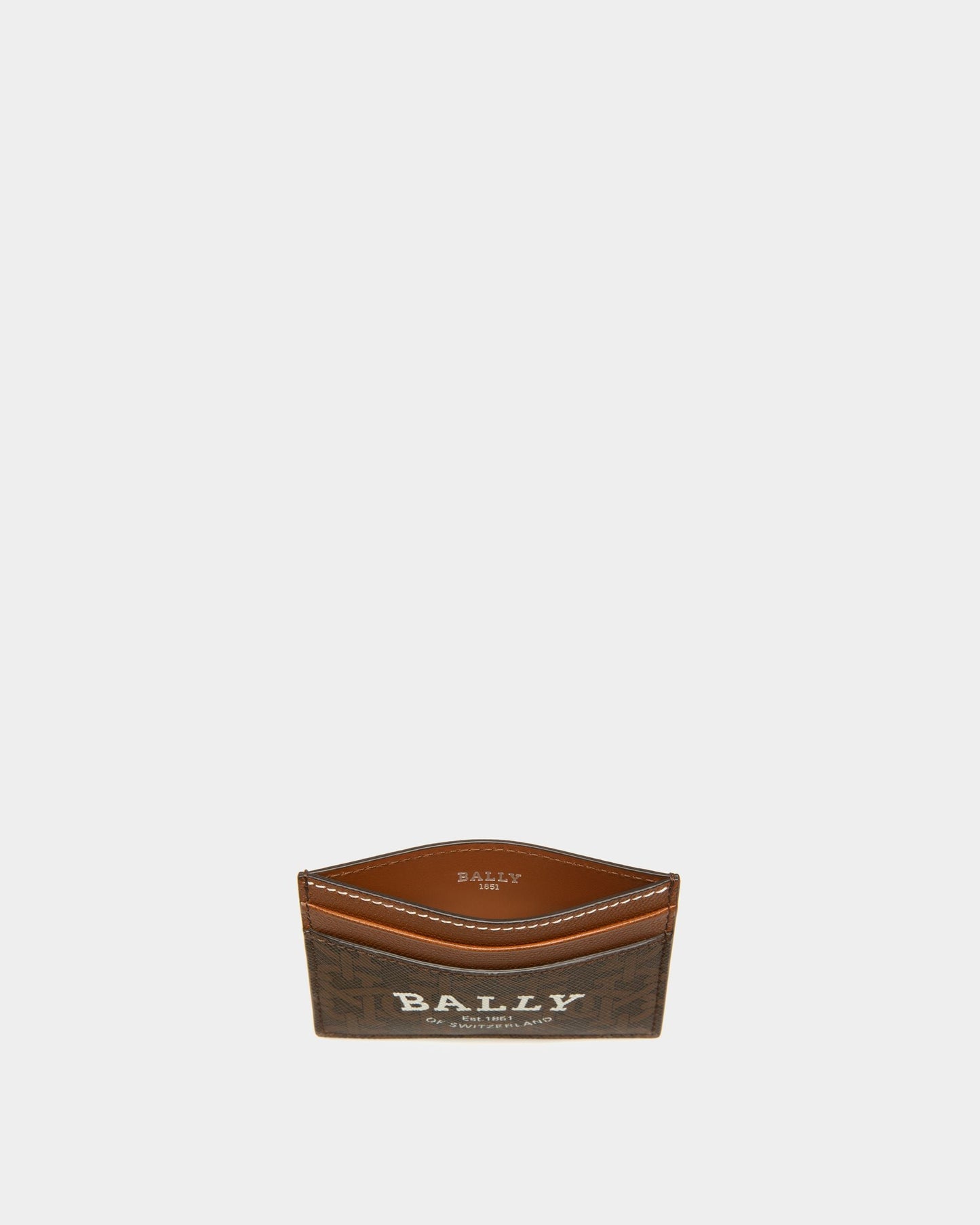 Bhar Tpu Card Holder In Brown