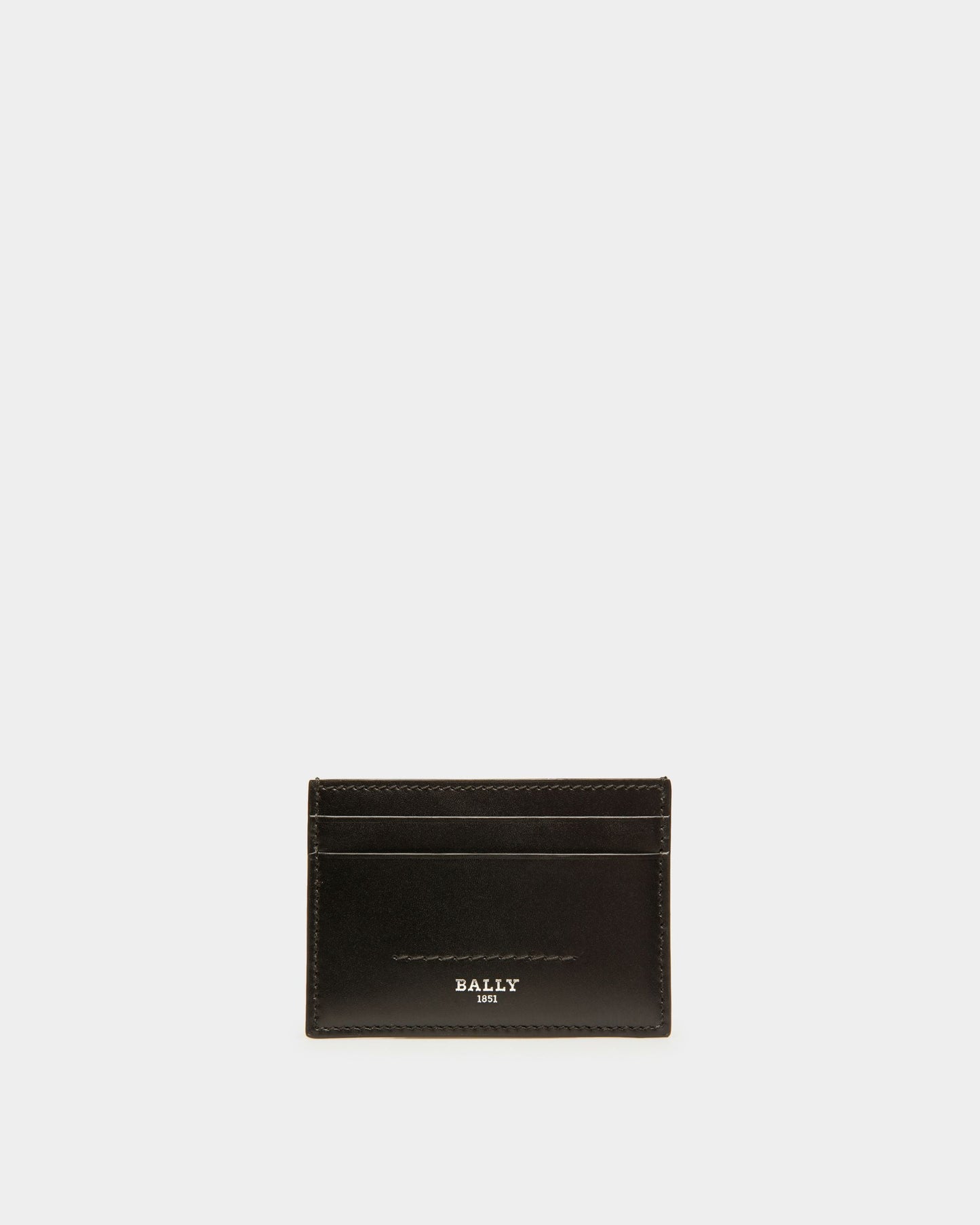 Schar Leather Card Holder In Black
