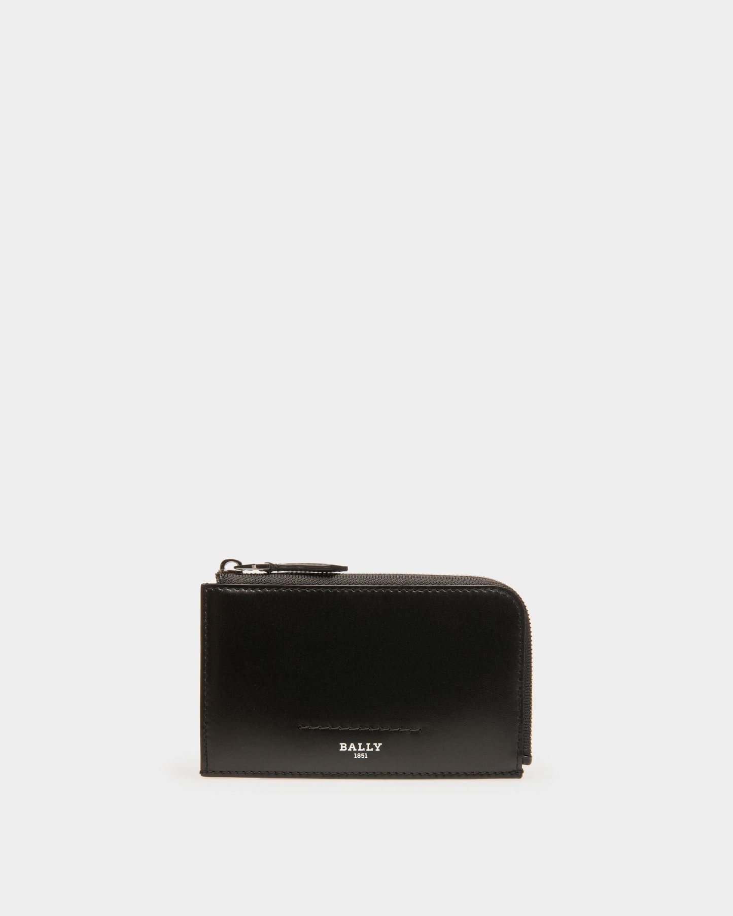 Scord Leather Card Holder In Black