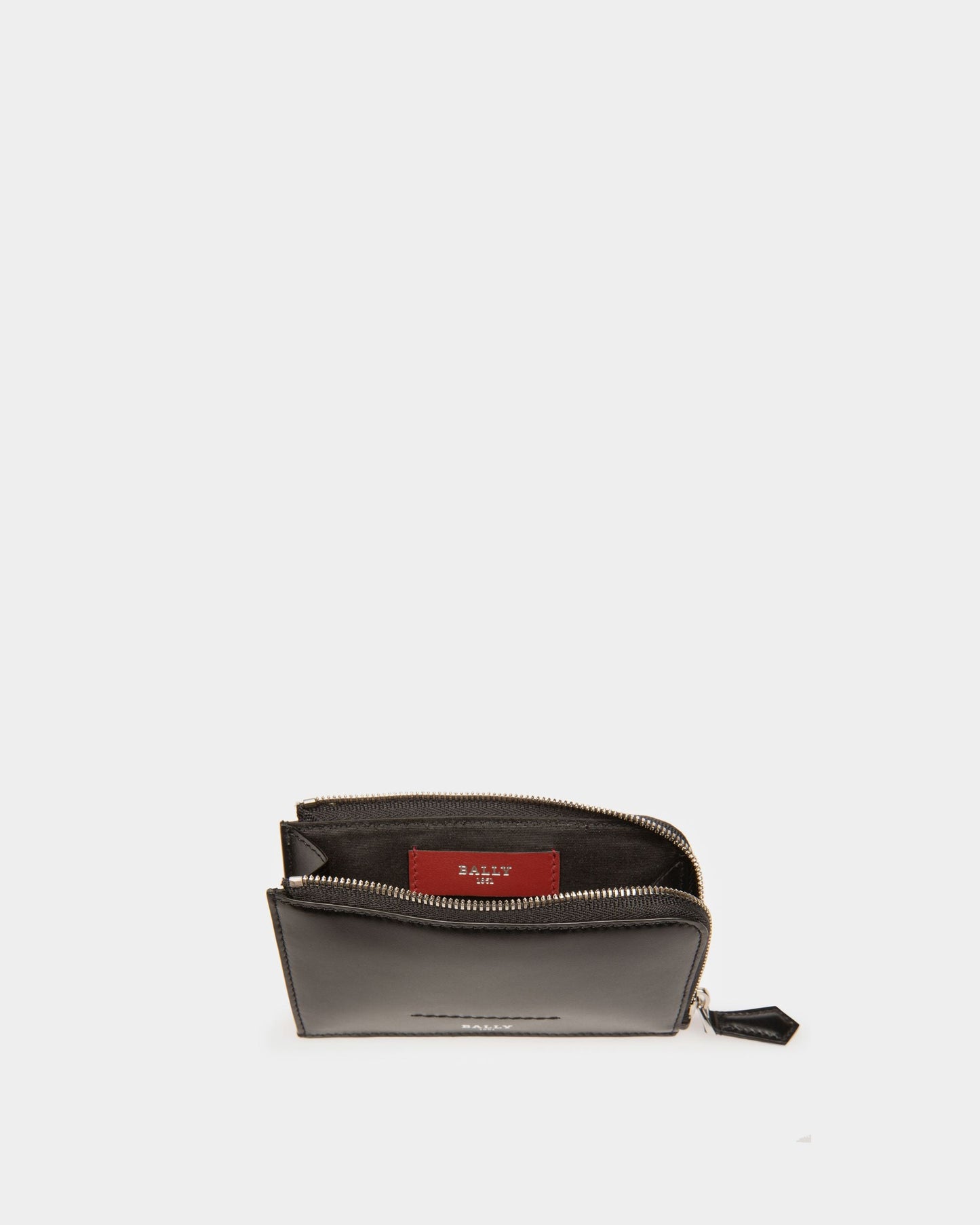 Scord Leather Card Holder In Black